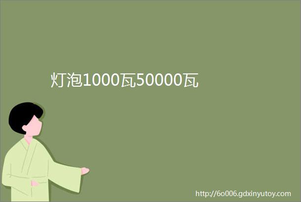 灯泡1000瓦50000瓦